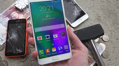 Samsung Galaxy A7 Hammer Drop Test 